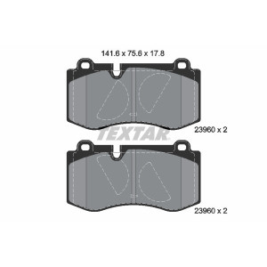 TEXTAR 2396001 Klocki hamulcowe przód dla Mercedes S SL E CLS