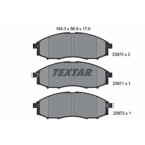 TEXTAR 2397001 Plaquettes de frein avant pour Nissan Navara NP300