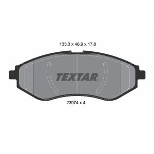 TEXTAR 2397401 Plaquettes de frein avant pour Aveo Kalos Savvy