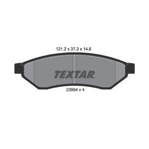 TEXTAR 2399401 Brzdové platničky zadný pre Tosca Evanda Magnus