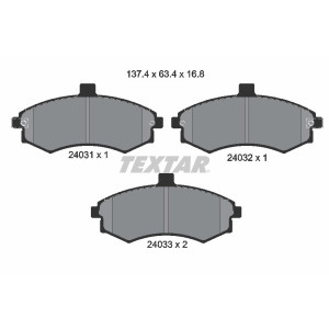 TEXTAR 2403101 Brake Pads Set Front for Elantra Cerato Matrix