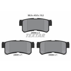 TEXTAR 2405001 Bremsbeläge Hinten für