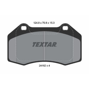 TEXTAR 2416201 Pastiglie freno anteriore per Megane A110 Clio