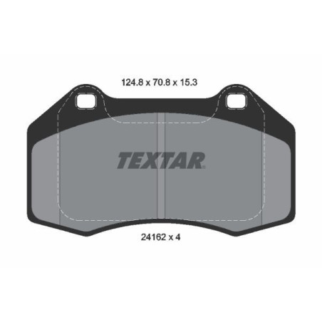 TEXTAR 2416201 Brake Pads Set Front for Megane A110 Clio