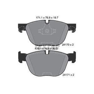 TEXTAR 2417001 Brake Pads Set Front for BMW X5 X6 X4