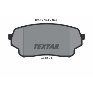 TEXTAR 2430101 Pastiglie freno anteriore per