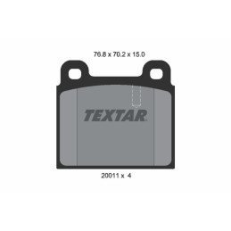 TEXTAR 2001102 Brake Pads