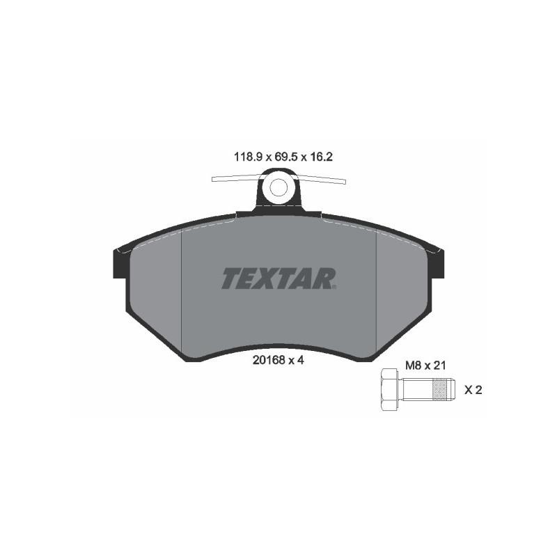TEXTAR 2016801 Brake Pads