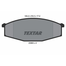 TEXTAR 2086301 Brake Pads
