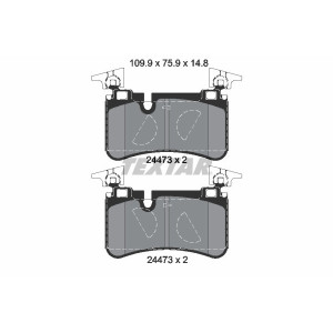 TEXTAR 2447301 Pastiglie freno posteriore per Mercedes SL E CLK CLS SLK