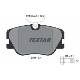 TEXTAR 2094102 Bremsbeläge