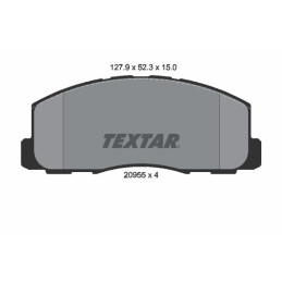 TEXTAR 2095501 Bremsbeläge