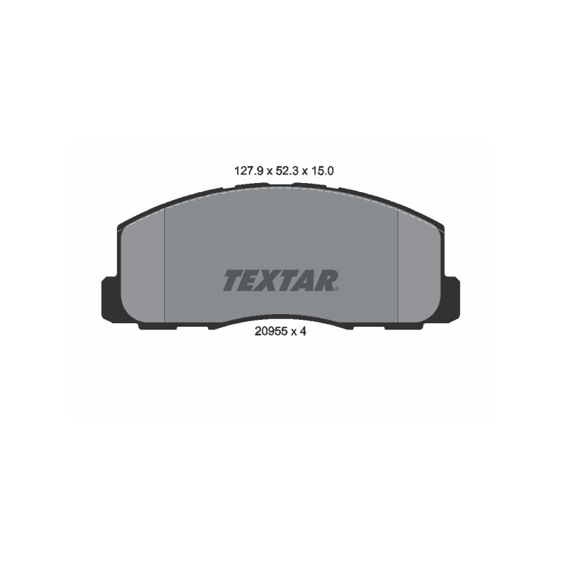 TEXTAR 2095501 Bremsbeläge