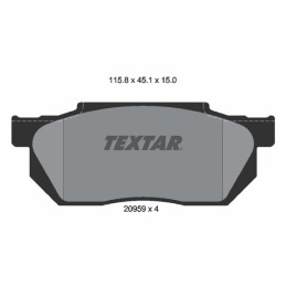 TEXTAR 2095901 Brake Pads