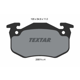 TEXTAR 2097401 Brake Pads