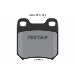 TEXTAR 2105002 Bremsbeläge