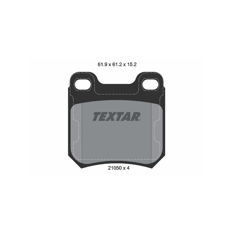 TEXTAR 2105002 Bremsbeläge