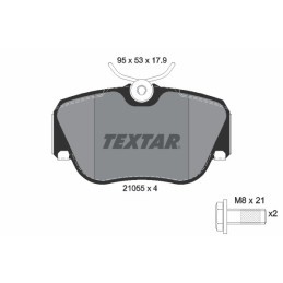 TEXTAR 2105503 Bremsbeläge