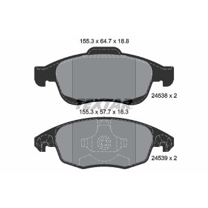TEXTAR 2453801 Brake Pads Set Front for