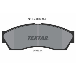 TEXTAR 2455501 Brzdové destičky přední pro Rover Cityrover