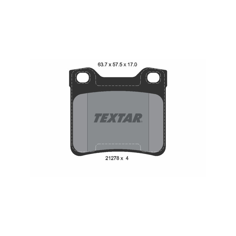 TEXTAR 2127803 Brake Pads