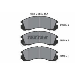 TEXTAR 2136301 Brake Pads