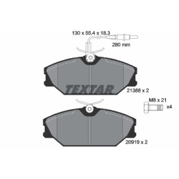 TEXTAR 2138802 Brake Pads