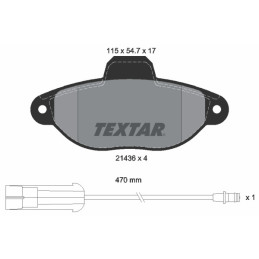 TEXTAR 2143603 Brake Pads