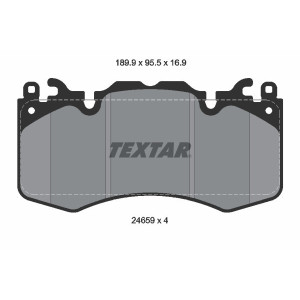 TEXTAR 2465901 Pastillas de freno delantero para Range Rover Rover Sport Defender