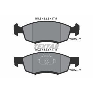 TEXTAR 2467301 Brake Pads Set Front for