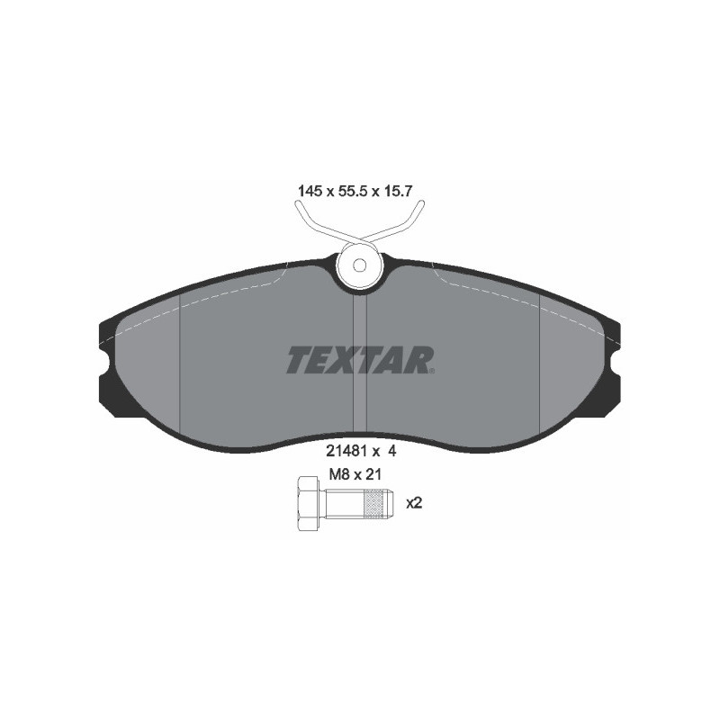 TEXTAR 2148101 Brake Pads