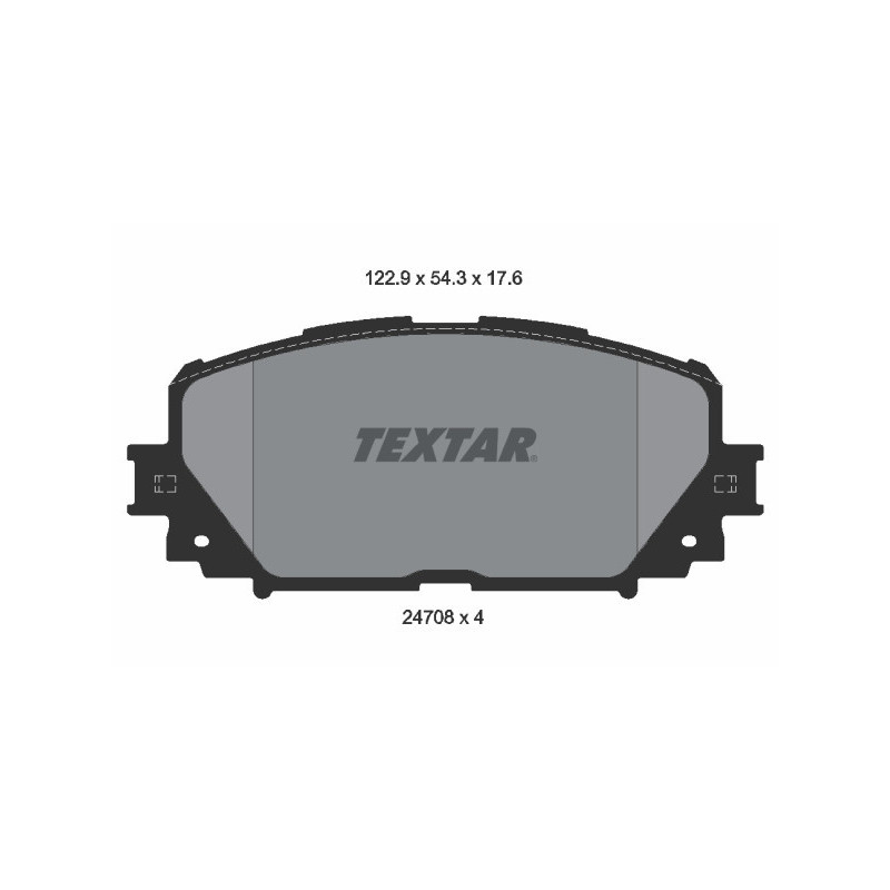 TEXTAR 2470801 Plaquettes de frein Avant pour