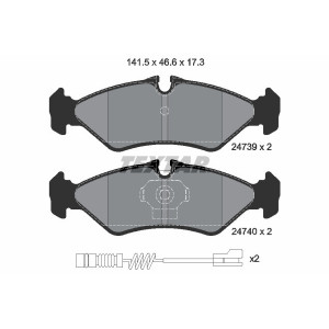 TEXTAR 2473901 Plaquettes de frein arrière pour Sprinter LT