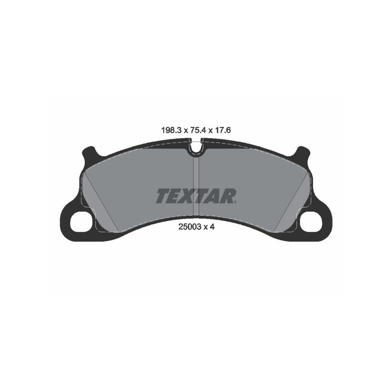 TEXTAR 2500301 Pastiglie freno anteriore per Porsche 911 Boxter