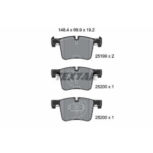 TEXTAR 2519901 Brake Pads Set Front for