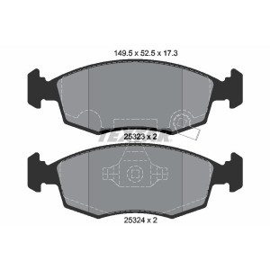 TEXTAR 2532301 Brake Pads Set Front for