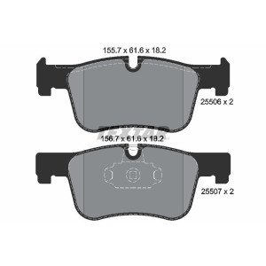 TEXTAR 2550601 Brake Pads Set Front for