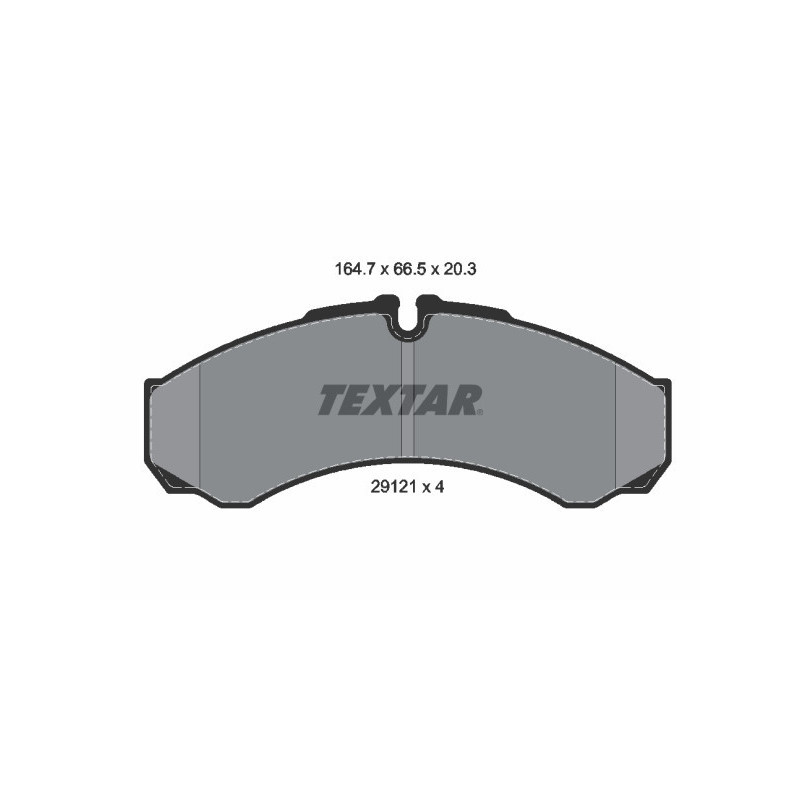 TEXTAR 2912112 Brake Pads Set Front for Daily Mascott