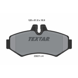 TEXTAR 2302101 Bremsbeläge