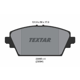 TEXTAR 2309501 Brake Pads