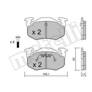 METELLI 22-0038-1 Pastillas de freno