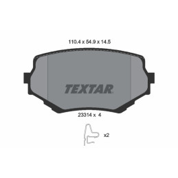 TEXTAR 2331401 Brake Pads