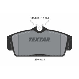 TEXTAR 2346302 Brake Pads