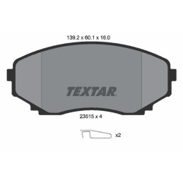 TEXTAR 2351501 Brake Pads