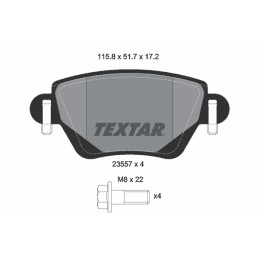 TEXTAR 2355701 Brake Pads