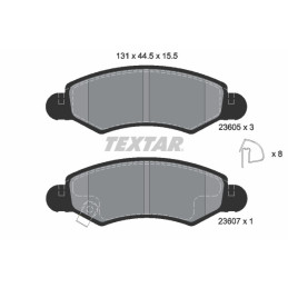 TEXTAR 2360501 Brake Pads