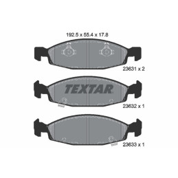 TEXTAR 2363101 Bremsbeläge