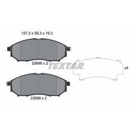 TEXTAR 2369801 Brake Pads