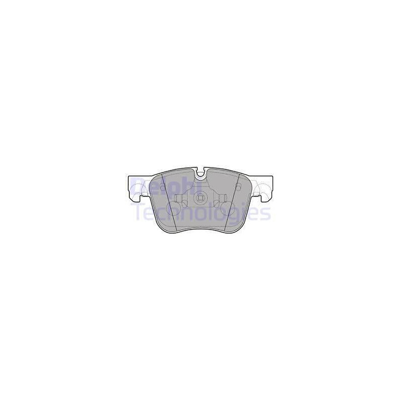 Pastillas de freno Delantero para Citroen C4 Peugeot 308 DELPHI LP2690