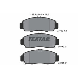 TEXTAR 2372901 Brake Pads